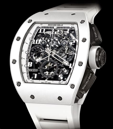 richard mille elastic strap|richard mille watches white strap.